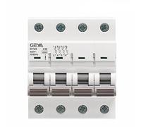 Disjoncteur miniature GYM9 4P 6A-63A 6KA, capacité de coupure, rail DIN, type CA(25 V)