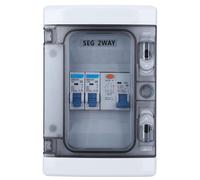 Disjoncteur miniature - Interrupteur de fuite étanche - Boîtier de protection IP65 - 40A 30mA - Sécurité - Convient pour...