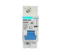 Disjoncteur Miniature Modulaire 1P 2P 12V 24V DC Circuit Breaker 36V 48V 60V 72V 96V 120V Solar Cells 80A 100A 125A 150A 200A 250A(125a)