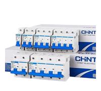 Disjoncteur miniature NXB-63 1P 2P 3P 4P AC 230/400 V 1 A-125 A, montage sur rail DIN, interrupteur d'air domestique(Nxb-125 100a,1)