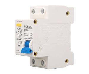 Disjoncteur Miniature Protection contre les Fuites Interrupteur D'air Disjoncteur de Courant 63A 30mA 6KA 1PN AC 230V Protection contre les Fuites Interrupteur D'air Disjoncteur