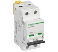 Schneider Electric Disjoncteur Acti9 IC60N A9F74220 2P 20A Courbure C 50/60 Hz Blanc