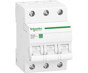 Disjoncteur miniature Schneider Electric, Resi9 CX, 3 pôles, 40 A, C, 6 kA (R9F24340)