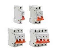 Disjoncteur miniature solaire 125 A 1P 2P 3P 4P DC 250 V-1000 V 10 fusibles for système photovoltaïque(3 UK)