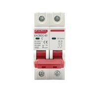 Disjoncteur miniature solaire 2P DC 1000 V, protection contre les surcharges, 6 A, 10 A, 16 A, 20 A, 25 A, 32 A, 40 A, 50 A, 63 A(25 V)