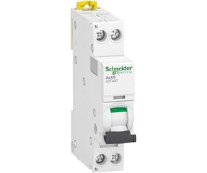 Disjoncteur modulaire ACTI9 IDT40T Schneider Electric 1PN courbe C 4500 A 6 kA A9P22632