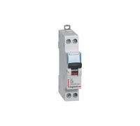 Legrand Disjoncteur unipolaire + neutre DX3 407696 – 6 A Courbe C 6/10 kA à vis