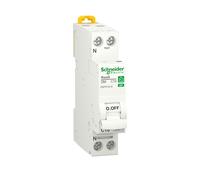 Schneider Electric Disjoncteur R9PFC616 16A type C 1P+N 3kA à vis peignable Resi9 XP