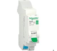Schneider Electric Disjoncteur R9EFC616 16A Type C 3kA 1P+N Embrochable Resi9 XE