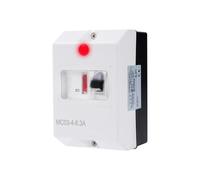 Disjoncteur moteur 400V Disjoncteur de protection moteur 690V 4-6.3A Type de commande à bouton Disjoncteur moteur Tension assignée de choc 6KV Montage sur rail avec lumière LED et IP55 (MC03)