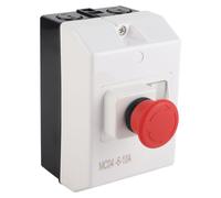 Disjoncteur moteur 6-10A, indice de protection IP55, étanche, avec arrêt d'urgence