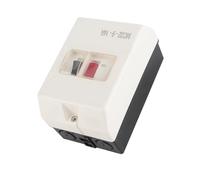 Disjoncteur Moteur IP55 9-14A 220V/380V Remplacement MC02 avec Indicateur Néon et Bouton d'Urgence pour Industrie Haute Sécurité Conforme IEC60947