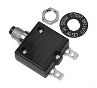 Disjoncteur Moteur Protection Surcharge 20A 250V AC Retard(5A) | réarmable, trip thermique retardé, 20A 50V DC, montage panneau, sécurité électrique