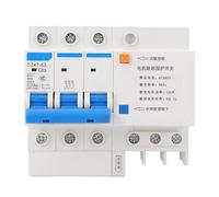 Disjoncteur Moteur Triphasé 3P 63A 380V PC Ignifuge Protection Moteur avec Installation Rail Facile pour Systèmes Industriels Moteurs Ventilateurs