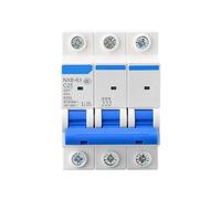 Disjoncteur NXB-63 3P Type C miniature MCB 6 kA 380 V 400 415 1 A 2 A 3 A 4 A A 10 A 16 A 20 A 25 A 32 A 40 A 50 A 63 A pièce(50A)