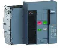 Disjoncteur Ouvert HW1 66kA 1000A 4P Débrochable sans chassis pour TU Sent Ener - HAGER HW1E410ZE