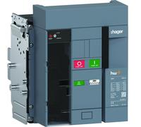 Disjoncteur Ouvert HW1 66kA 1250A 3P Débrochable sans chassis pour TU Sent Ener - HAGER HW1E312ZE