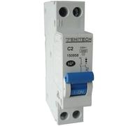 Zenitech Disjoncteur PH/N 2A NF pour cumulus et chauffe-eau