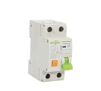 Disjoncteur Phase Différentiel,Disjoncteur Miniatu 2P 1P + N 40A 6KA RCBO courant résiduel de type électromagnétique avec protection contre les fuites et la des(40A)