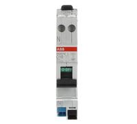 ABB Disjoncteur modulaire SN201SL 1P+N 10 A Courbe C 4,5 kA peignable raccordement rapide