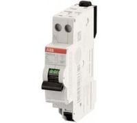 ABB Disjoncteur modulaire SN201SL 1P+N 10 A Courbe C 4,5 kA peignable raccordement rapide