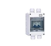 Disjoncteur Photovoltaïque DC 12 V 24 V 500 V, Disjoncteur Miniature for Onduleur De Cellule Solaire 2P, Avec Boîtier Étanche(DC12V-240V,10A)