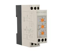 Disjoncteur Rail DIN Réglable via Tension et Protection contre les sous-tensions DC 12V / 24V 36V 48V Relais de tension DVDR du dispositif protection(DC 48V)