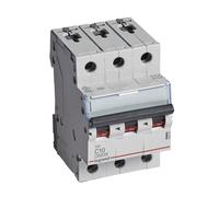 Disjoncteur S303 TX3 C 10A 3P 3M 6KA S300 TX3 403543