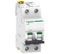 Acti9 iC60N - Disjoncteur - 2P - 63A - Courbe C - 400Vca - 6000A/10kA - SCHNEIDER ELECTRIC - A9F77263
