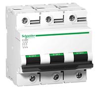 Disjoncteur Schneider Electric C120H, 3 pôles, 63 A, courbe de déclenchement D, 15 kA, référence A9N18511