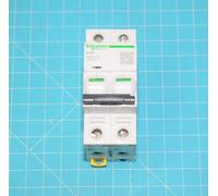 Schneider Electric – Disjoncteur Acti9 iC60N A9F77216 2P 16A Courbe C 400 V CA 6000 A/10 kA