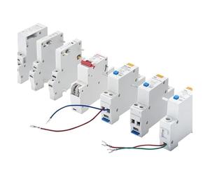 Disjoncteur Shunt Tripper for DZ47 Tripof ssory DC12V 24V 48V 110V 220V tension 1 pièces(DC12V,MX-OF)