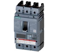 Disjoncteur Siemens 3VA6115-5KQ31-2AA0 Plage de réglage (courant): 60 - 150 A Tension de contact (max.): 600 V/AC (l x H x P) 105