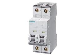 Disjoncteur de protection de ligne Siemens 4 A 2 pôles C (5SY4204-7)