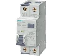 Disjoncteur Siemens FI/LS, 10 kA, 1P+N, type A, à déclenchement rapide G, super résistant K, 30 mA, 1 pièce.