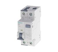 Disjoncteur Siemens RCBO 5SU1356-6KK13 - 2P, 1P+N, 13 A, 230 V AC, 30 mA, 6 kA