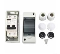 Disjoncteur solaire 63 A 2P CC 400 V IP65 étanche 63 A CA 400 V Boîtier ABS robuste Interrupteur de séparation de charge CC 63 A pour installation solaire -40 à 85 degrés Disjoncteur automatique à 2