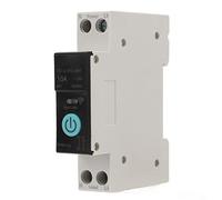 Disjoncteur sur Rail DIN, Commutateur de Moniteur D'énergie Intelligent, Commutateur WiFi Intelligent à Fonctions Multiples avec 3 Modes de Synchronisation (16A)