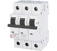 Disjoncteur surcourant 3P C 20A 10kA AC ETIMAT10 002135717 eti-polam 5904722938618