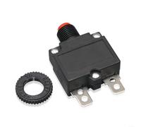 Disjoncteur thermique 5 A 10 A 15 A 20 A AC 250 V CC 32 V Réinitialisation manuelle automatique pour moteurs électriques, pompes à eau, perceuses, machines de découpe et outils avec plastique (5 A)