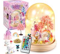 Dislocati Veilleuse Licorne DIY pour Enfants - Cadeau Licorne pour Fille de 3 à 10 Ans - Kit de Bricolage - Lumière avec 16 Couleurs + 4 Modes - Minuterie Sûre - Luminosité Réglable, Cadeaux Noel