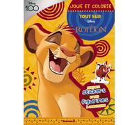 Disney 100 Le Roi Lion - Joue et colorie - Tout sur Simba - Avec des stickers et des figurines à construire - Collectif - Hemma - broché - Document jeunesse