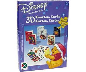 Disney 16 cartes de Noël 3D ''Winnie L'Ourson''