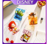 DISNEY 320ml Gobelets en verre Disney Toy Story pour latte, café, soda, verre en verre de qualité alimentaire, gobelets pour enfants pour lait, jus, eau, cadeau Jessie