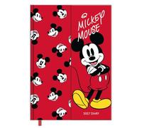 Disney Agenda Mickey Mouse 2027 A5, avec fermeture magnétique, produit sous licence officielle, taille unique