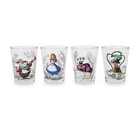 Disney Alice au pays des merveilles Lot de 4 mini verres à whisky 60 ml
