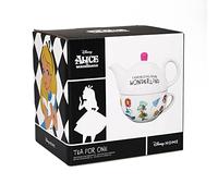 Disney Alice au pays des merveilles Service à thé pour une personne - Tasse à thé - Théière Disney - Disney Home - Théière une tasse - Théière Alice au pays des merveilles