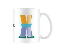 Disney Alphabet Mug personnalisé (X pour XR Space Ranger) Tasse à café en céramique 325 ml dans un coffret cadeau Disney - Produit officiel