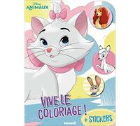 Disney Animaux Vive le coloriage ! Livre de coloriage avec stickers Dès 4 ans