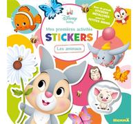 Disney Baby - Mes premières activités stickers - Les animaux - Collectif - Hemma - broché - Document jeunesse